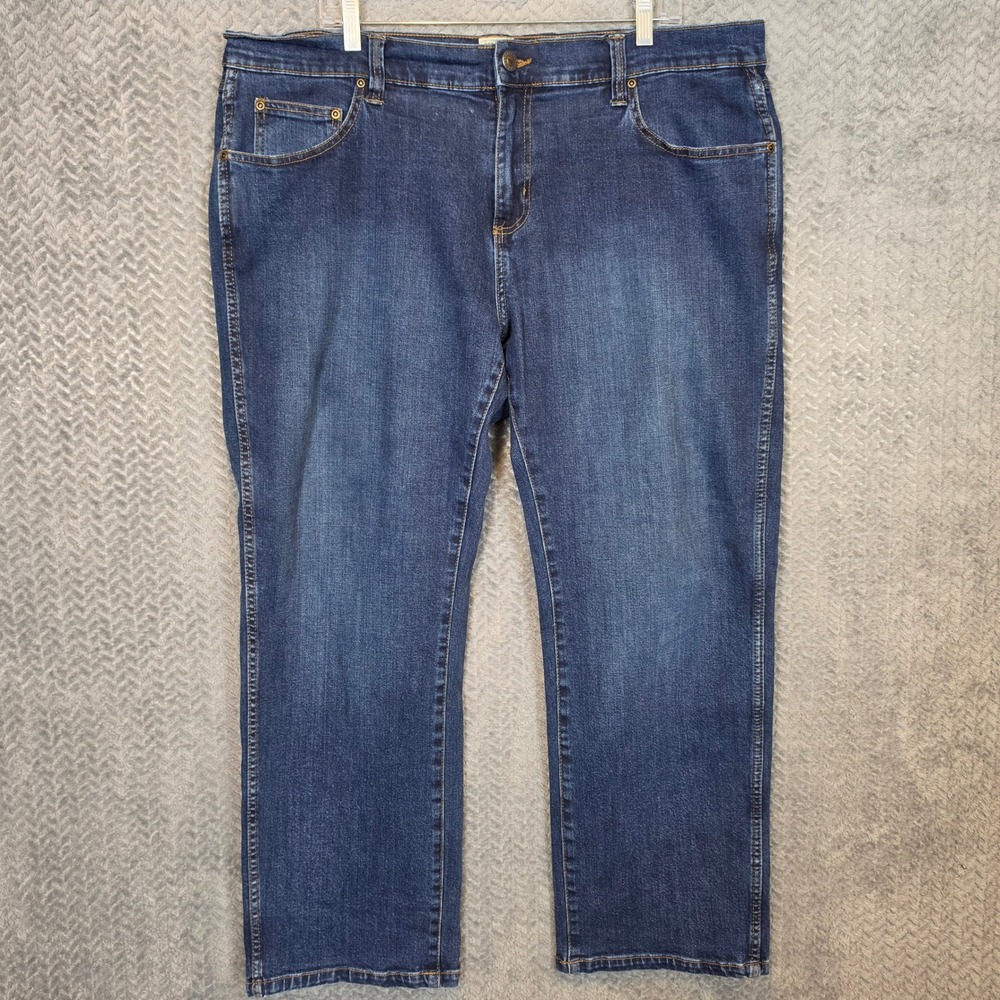 RedHead Brand Co Mens 40x30 Dark Wash Blue Straight Leg Denim Jeans Classic 1681